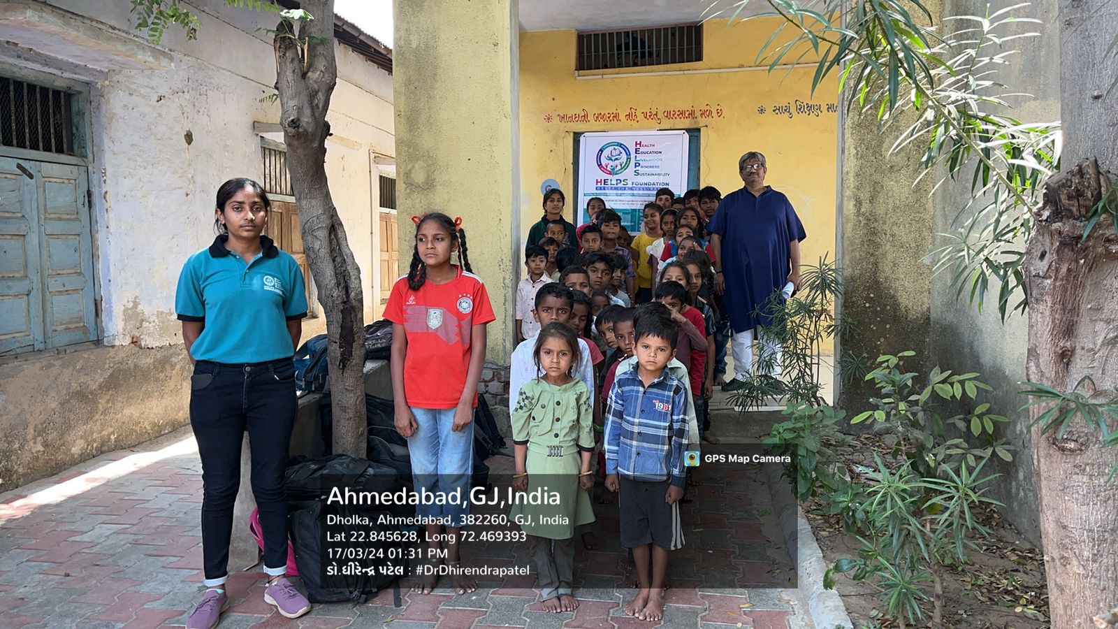 HELPS Pathshala in Mandanpura village is run by HELPS Foundation